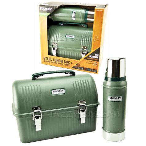 stanley stainless steel lunch box|stanley lunch box with flask.